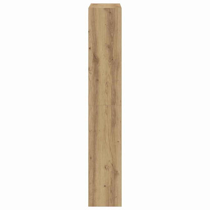 vidaXL Shoe Cabinet 80 x 21 x 125.5 cm Engineered Wood Artisan Oak