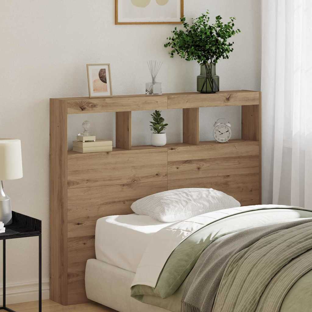 vidaXL Headboard Artisan Oak Engineered Wood