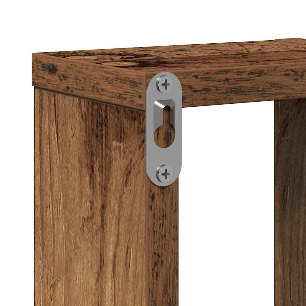 vidaXL Wall Shelf Wall-mounted Old Wood 104.5 x 43 x 10 cm