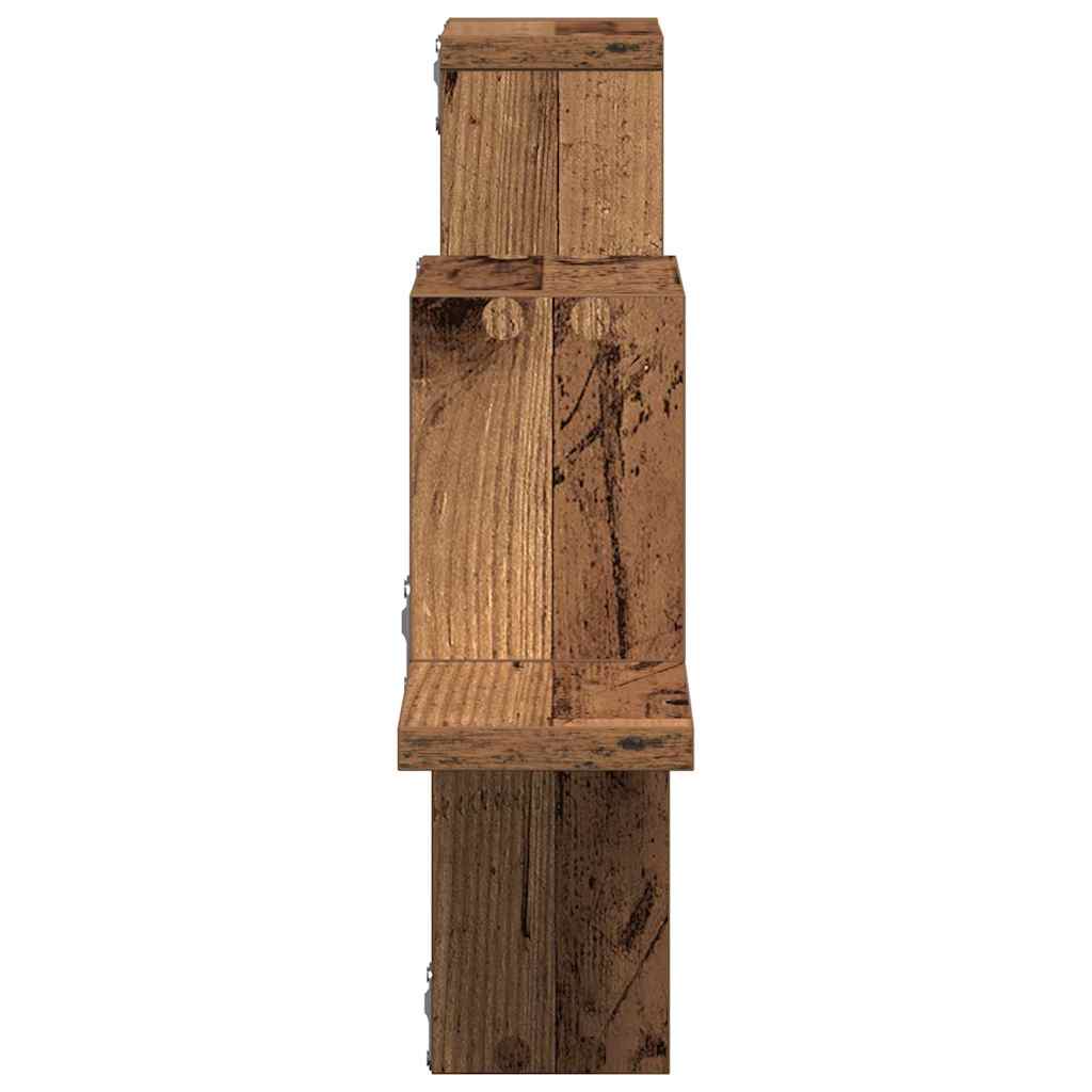 vidaXL Wall Shelf Wall-mounted Old Wood 104.5 x 43 x 10 cm