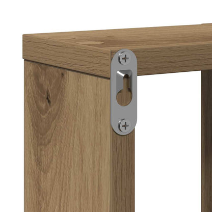 vidaXL Wall Shelf Wall-mounted Artisan Oak 104.5 x 43 x 10 cm