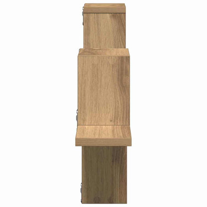 vidaXL Wall Shelf Wall-mounted Artisan Oak 104.5 x 43 x 10 cm