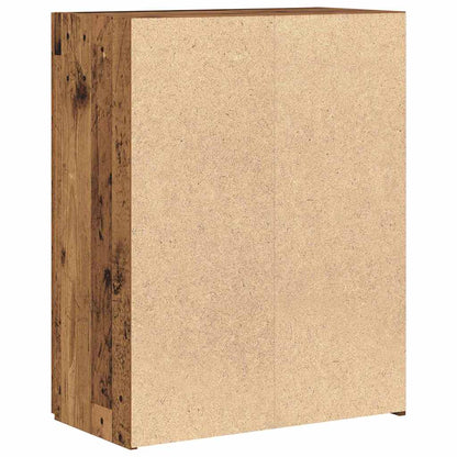 vidaXL Office Cabinet Black Oak 70 x 32 x 77.5 cm Engineered Wood