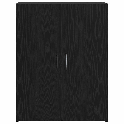 vidaXL Office Cabinet Black Oak 70 x 32 x 77.5 cm Engineered Wood