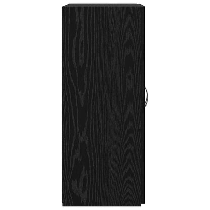 vidaXL Office Cabinet Black Oak 70 x 32 x 77.5 cm Engineered Wood