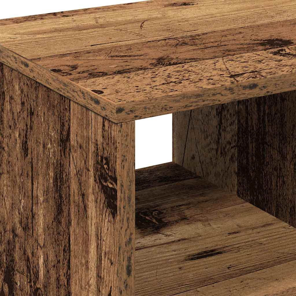 vidaXL Side Table with Shelf Old wood 50 x 30 x 55 cm Engineered Wood