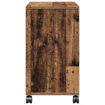 vidaXL Side Table with Shelf Old wood 50 x 30 x 55 cm Engineered Wood