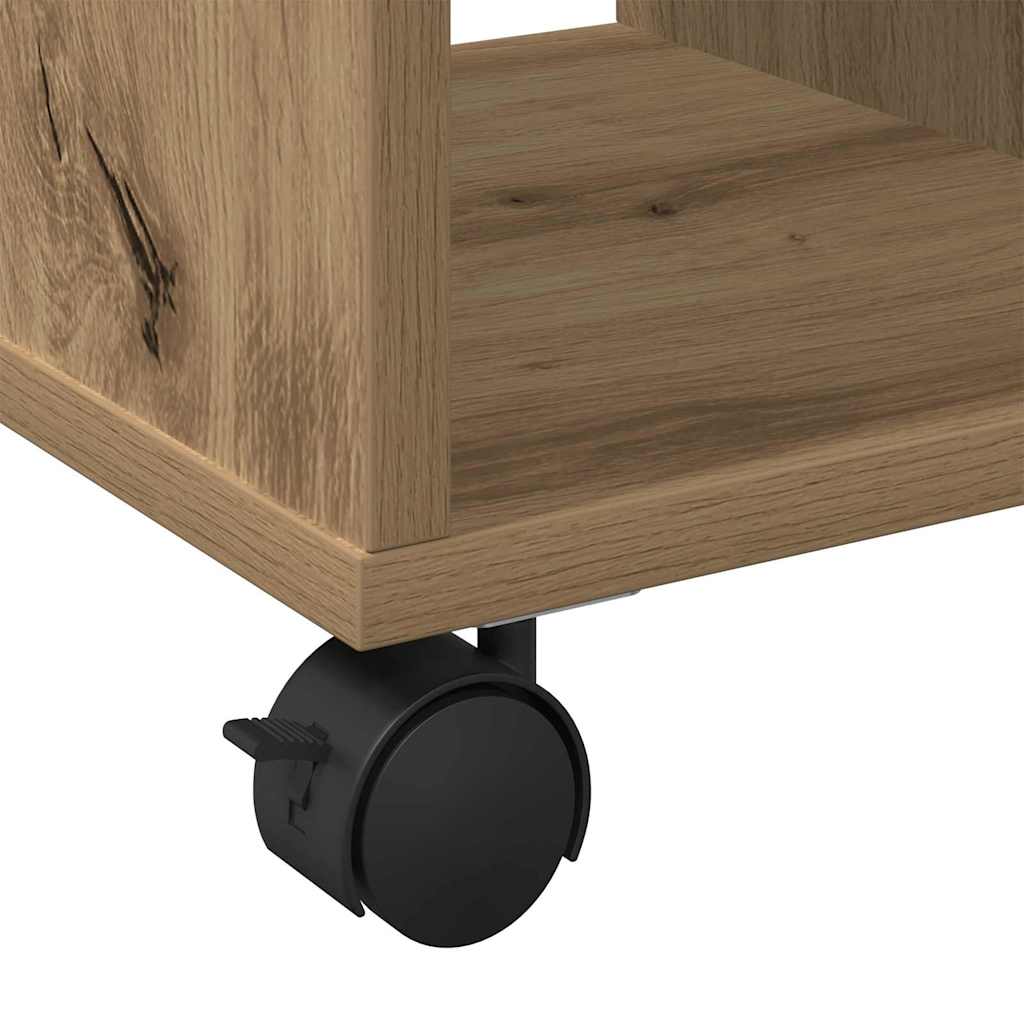 vidaXL Side Table Artisan oak 50 x 30 x 55 cm Engineered Wood
