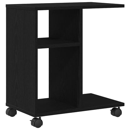 vidaXL Side Table Black oak 50 x 30 x 55 cm Engineered Wood
