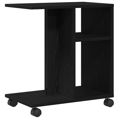 vidaXL Side Table Black oak 50 x 30 x 55 cm Engineered Wood