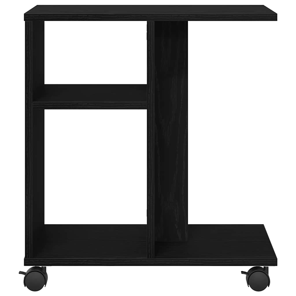 vidaXL Side Table Black oak 50 x 30 x 55 cm Engineered Wood