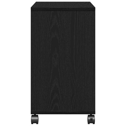 vidaXL Side Table Black oak 50 x 30 x 55 cm Engineered Wood