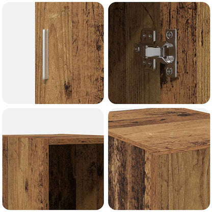 vidaXL Wall-Mounted Cabinet Wall-mounted Old Wood 30 x 42.5 x 39.5 cm