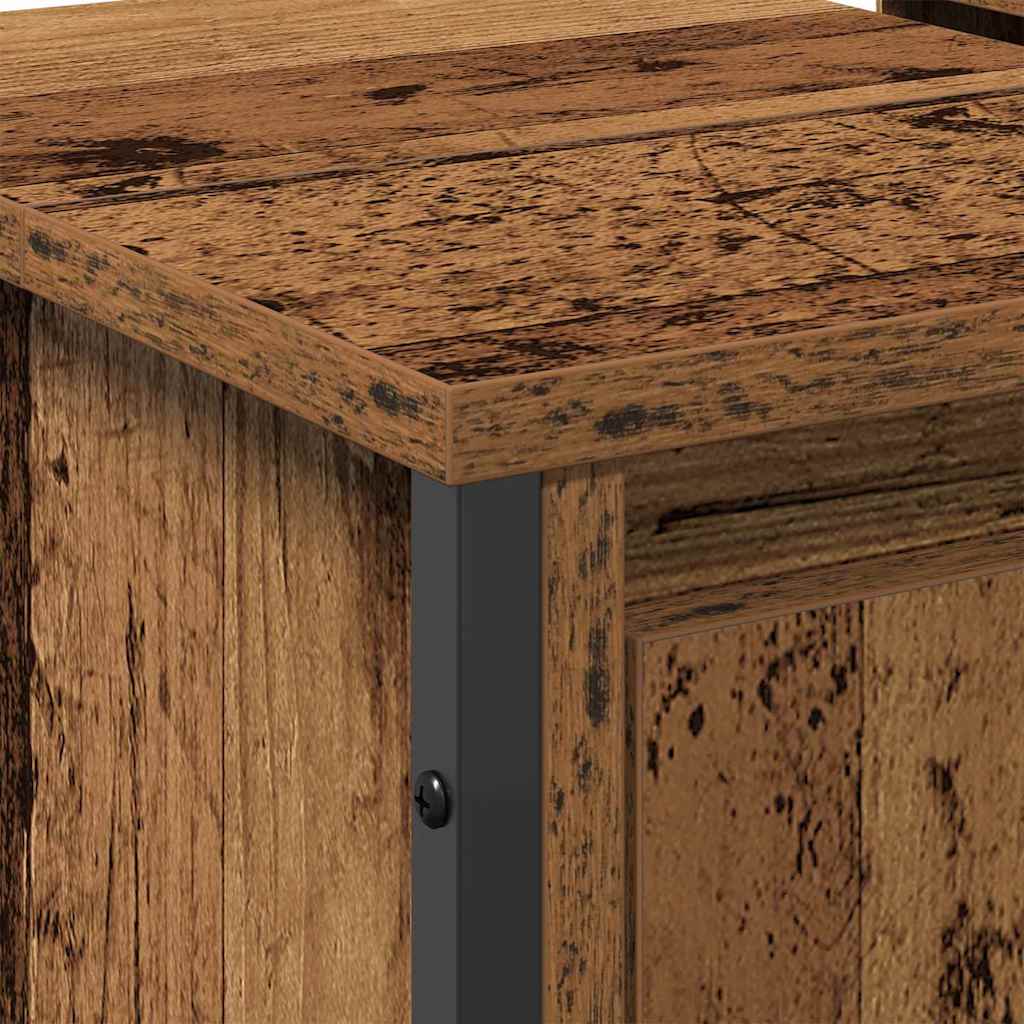 vidaXL Bathroom Sink Cabinet Old Wood 60 x 35 x 60 cm Engineered wood