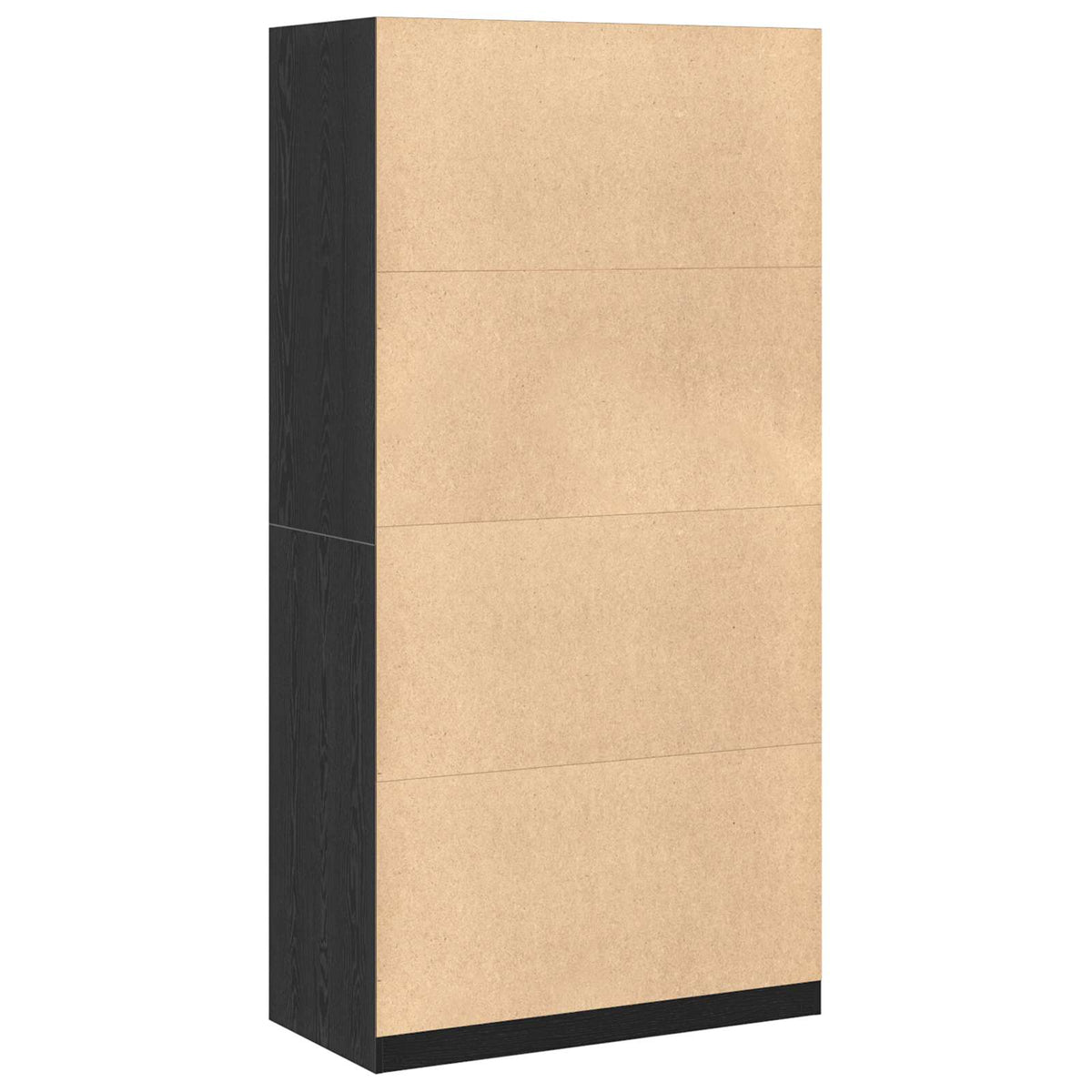 vidaXL Wardrobe Black Oak 100 x 50 x 200 cm Engineered Wood