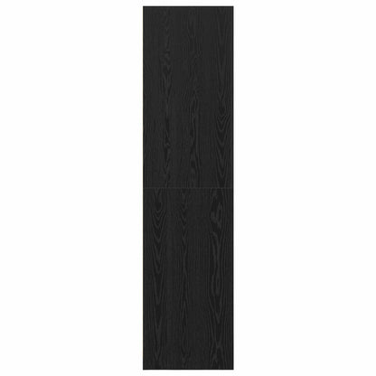 vidaXL Wardrobe Black Oak 100 x 50 x 200 cm Engineered Wood