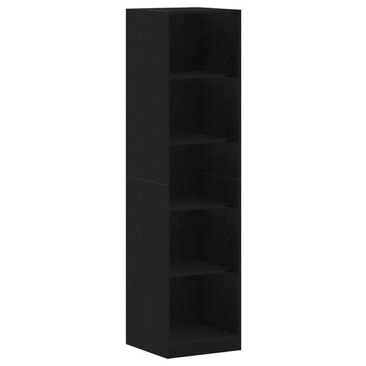 vidaXL Wardrobe Black Oak 50 x 50 x 200 cm Engineered Wood