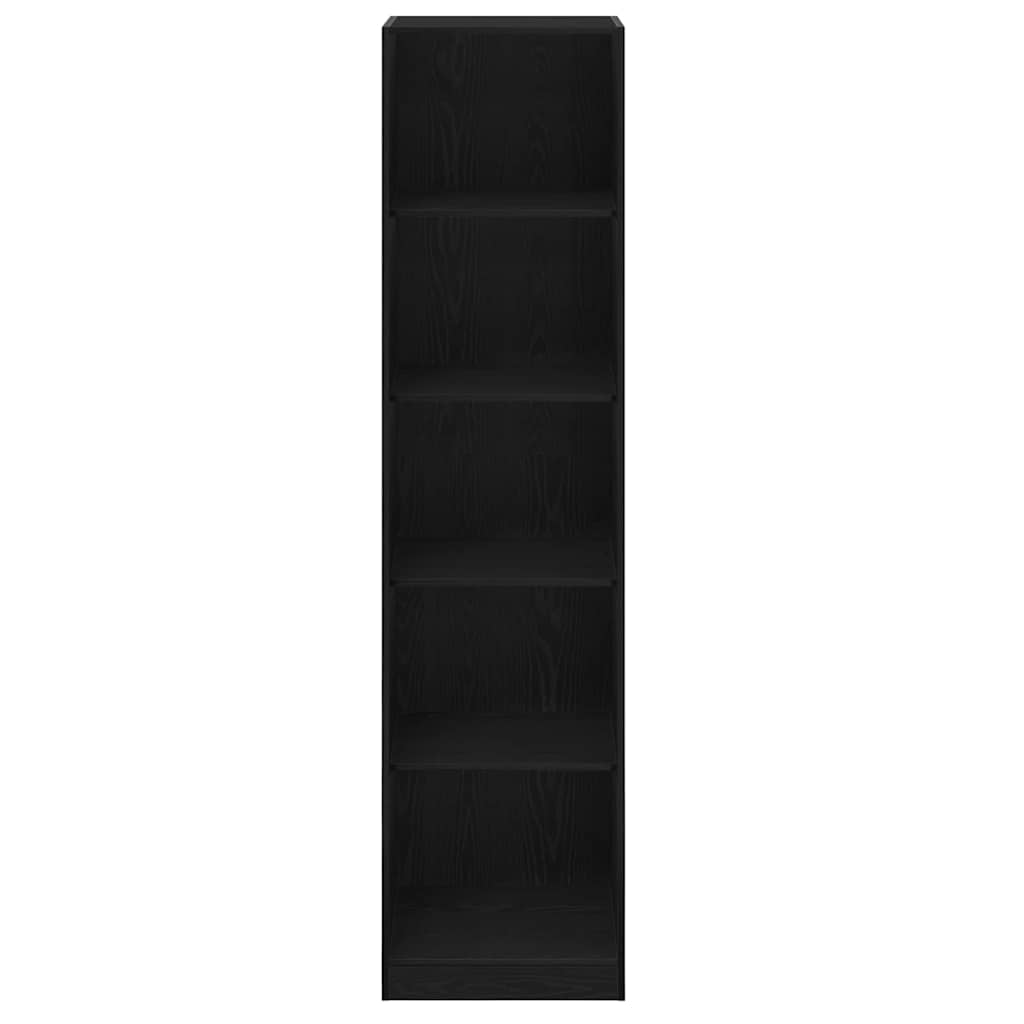 vidaXL Wardrobe Black Oak 50 x 50 x 200 cm Engineered Wood
