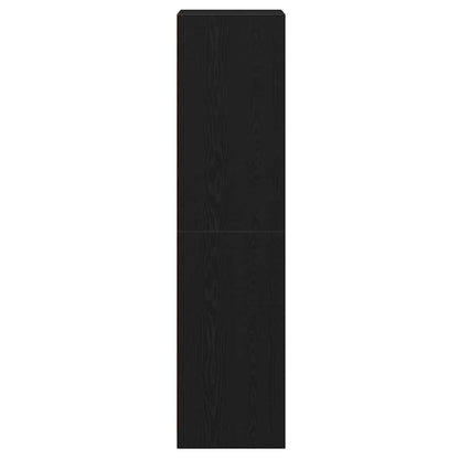 vidaXL Wardrobe Black Oak 50 x 50 x 200 cm Engineered Wood