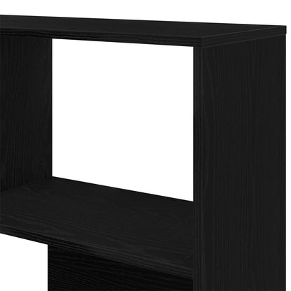 vidaXL Wardrobe 6-Tier 85 x 85 x 140 cm Engineered Wood Black Oak