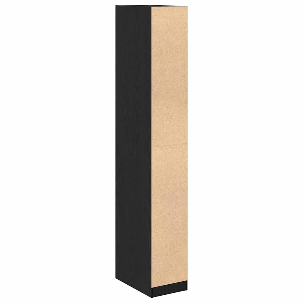 vidaXL Wardrobe with Shelf Old Wood 30 x 50 x 200 cm Engineered Wood