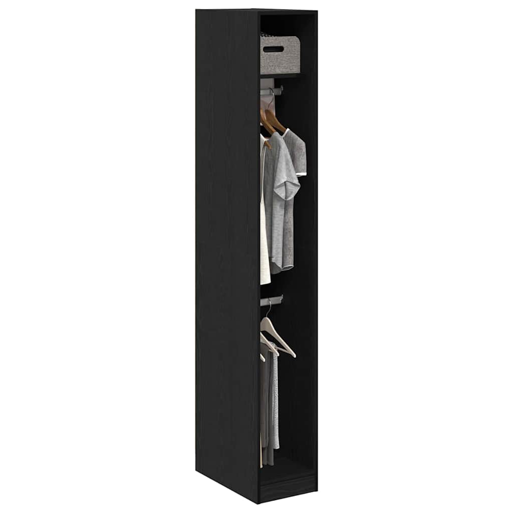 vidaXL Wardrobe with Shelf Old Wood 30 x 50 x 200 cm Engineered Wood