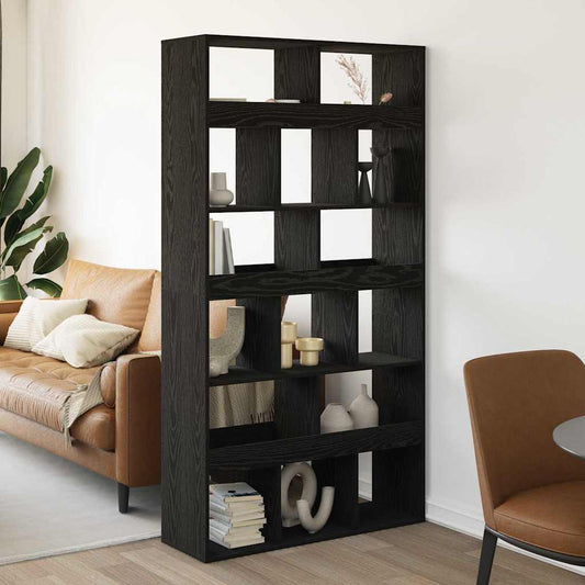 vidaXL Book Cabinet 15-Tier 100 x 33 x 93.75 cm Engineered Wood