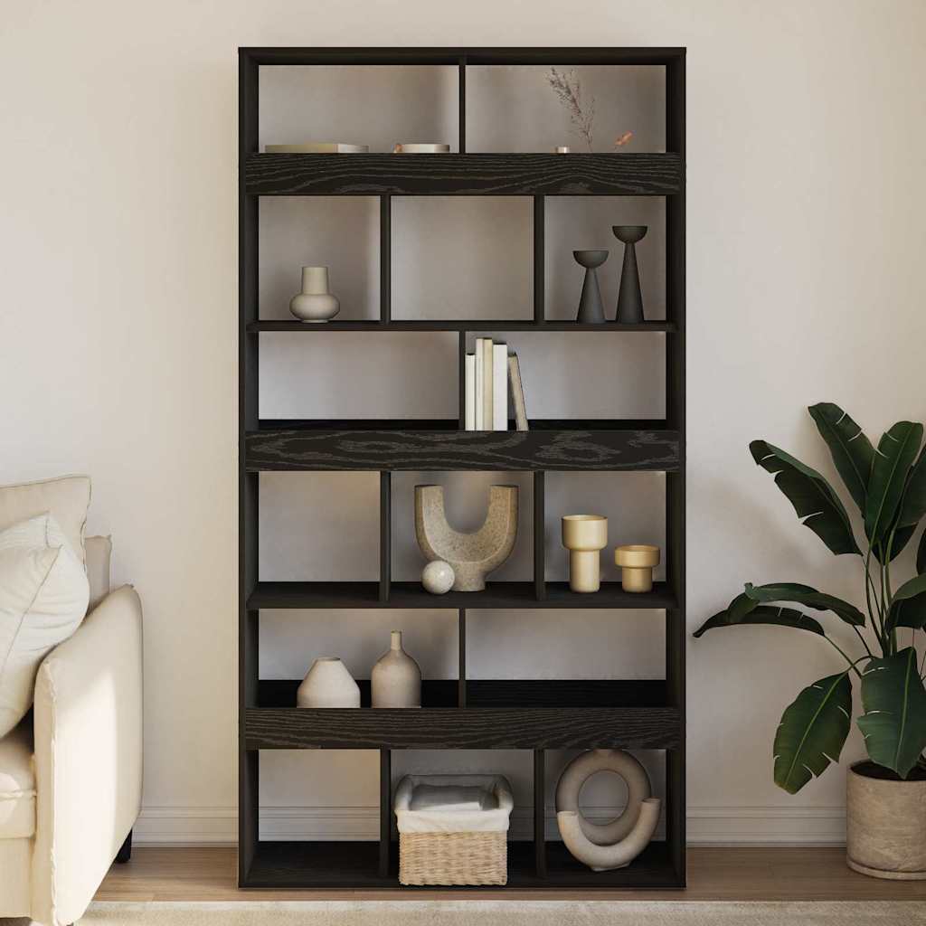 vidaXL Book Cabinet 15-Tier 100 x 33 x 93.75 cm Engineered Wood