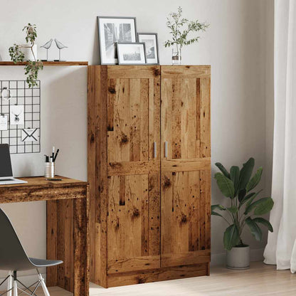 vidaXL Book Cabinet Old Wood 82,5x30,5x150 cm Engineered Wood