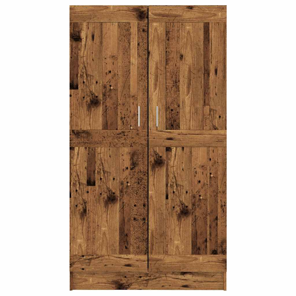 vidaXL Book Cabinet Old Wood 82,5x30,5x150 cm Engineered Wood