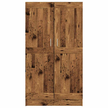 vidaXL Book Cabinet Old Wood 82,5x30,5x150 cm Engineered Wood