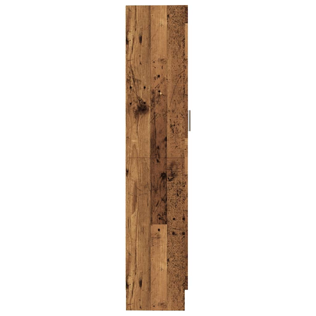 vidaXL Book Cabinet Old Wood 82,5x30,5x150 cm Engineered Wood