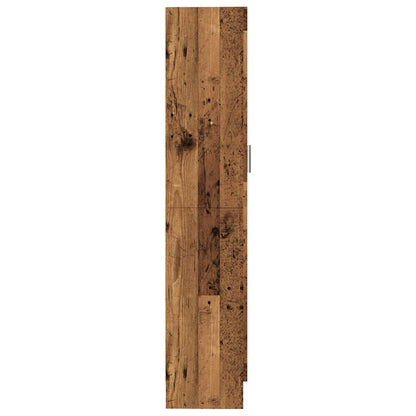vidaXL Book Cabinet Old Wood 82,5x30,5x150 cm Engineered Wood