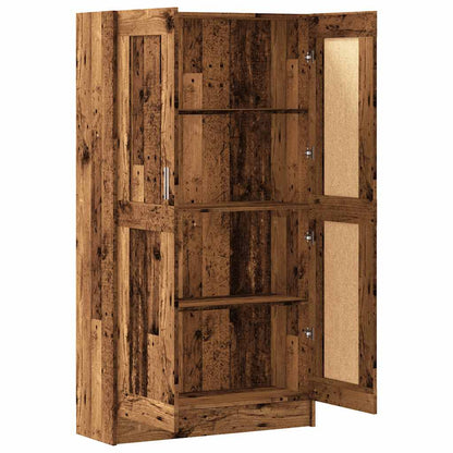 vidaXL Book Cabinet Old Wood 82,5x30,5x150 cm Engineered Wood