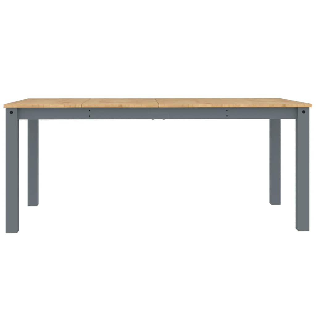 vidaXL 5 Piece Dining Set PANAMA Grey Solid Wood Pine