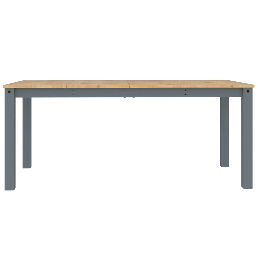 vidaXL 7 Piece Dining Set PANAMA Grey Solid Wood Pine