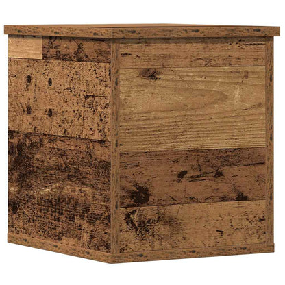 vidaXL Storage Box Old Wood 30 x 35 x 35 cm Engineered Wood