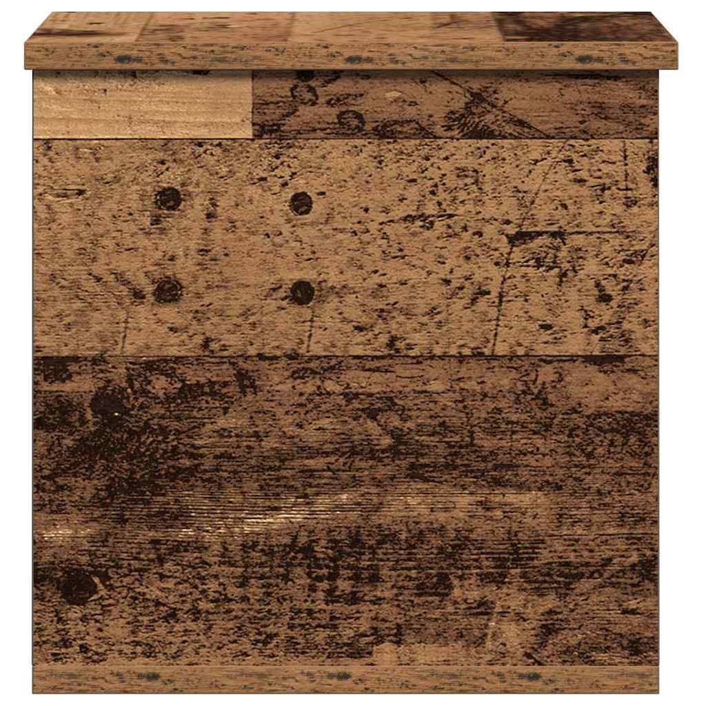 vidaXL Storage Box Old Wood 30 x 35 x 35 cm Engineered Wood
