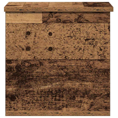 vidaXL Storage Box Old Wood 30 x 35 x 35 cm Engineered Wood