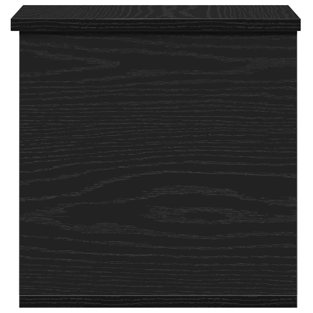 vidaXL Storage Box Black Oak 30 x 35 x 35 cm Engineered Wood