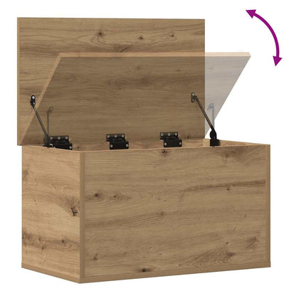 vidaXL Storage Box Artisan Oak 60 x 35 x 35 cm Engineered Wood