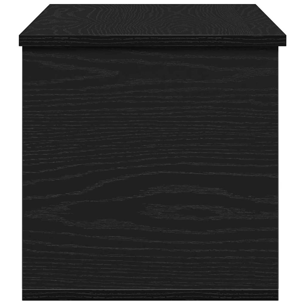 vidaXL Storage Box Black Oak 90 x 35 x 35 cm Engineered Wood