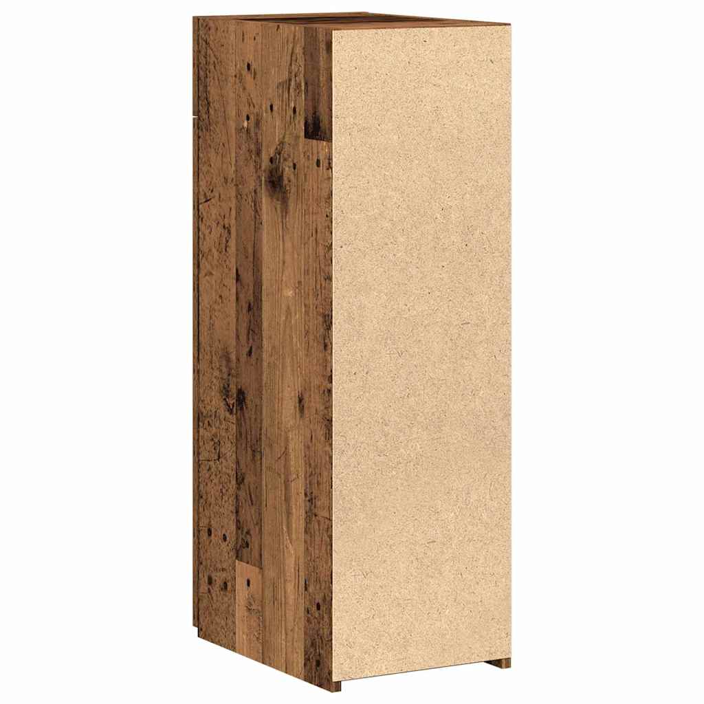 vidaXL Sideboard with Drawer Old Wood 30 x 42.5 x 93 cm