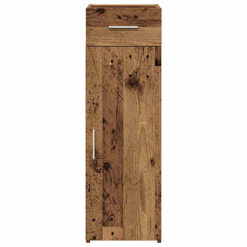vidaXL Sideboard with Drawer Old Wood 30 x 42.5 x 93 cm