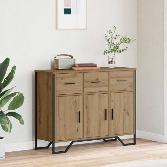 vidaXL Sideboard Artisan Oak 97 x 32.5 x 74.5 cm