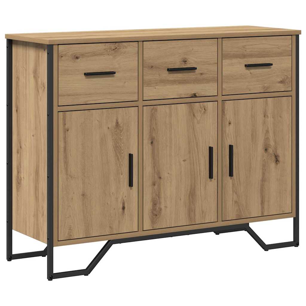 vidaXL Sideboard Artisan Oak 97 x 32.5 x 74.5 cm