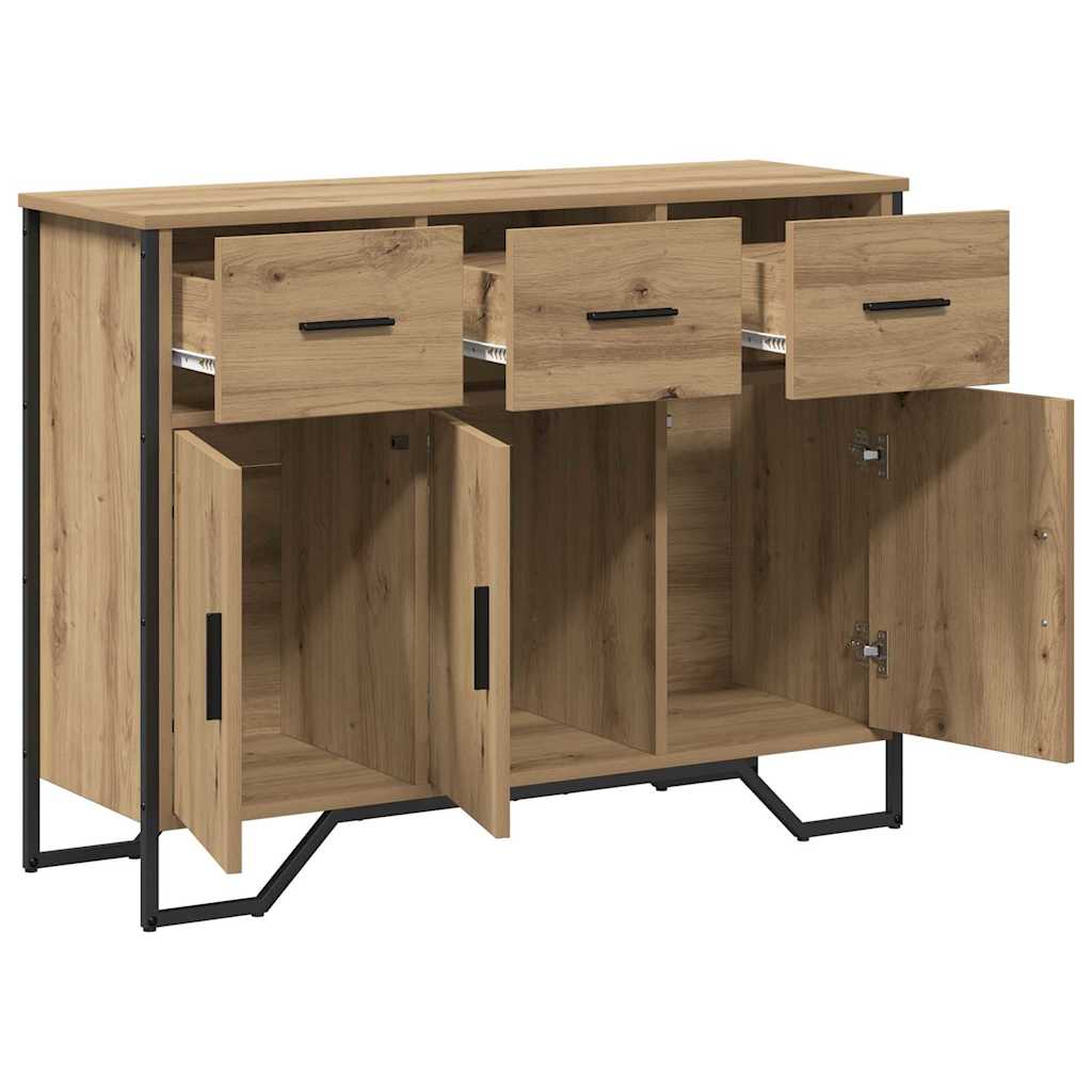 vidaXL Sideboard Artisan Oak 97 x 32.5 x 74.5 cm