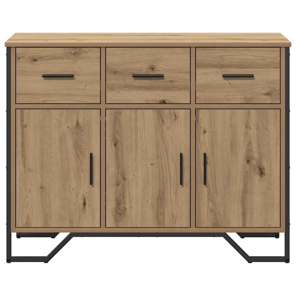 vidaXL Sideboard Artisan Oak 97 x 32.5 x 74.5 cm