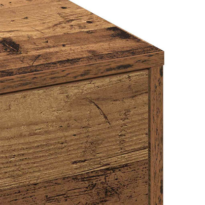 vidaXL Coffee Table Old Wood 90 x 90 x 28 cm Engineered Wood