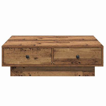 vidaXL Coffee Table Old Wood 90 x 90 x 28 cm Engineered Wood